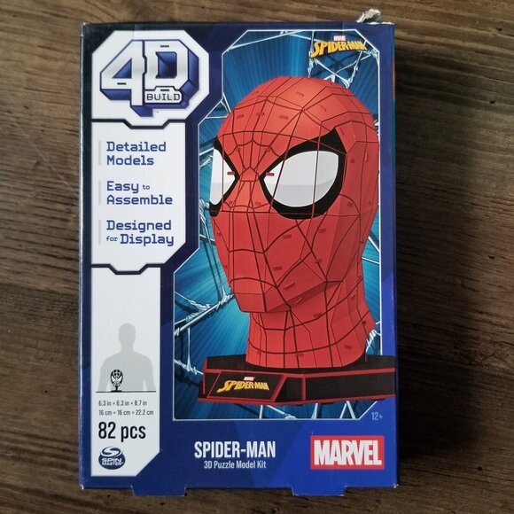 4D Build Marvel Spider-man 3D Puzzle Model Kit - Picture 1 of 5